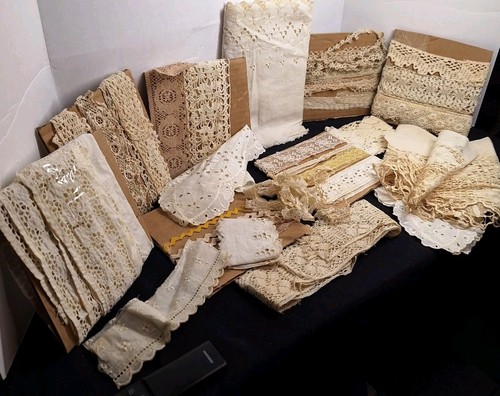 Nastro vintage antico - nastro, pizzo