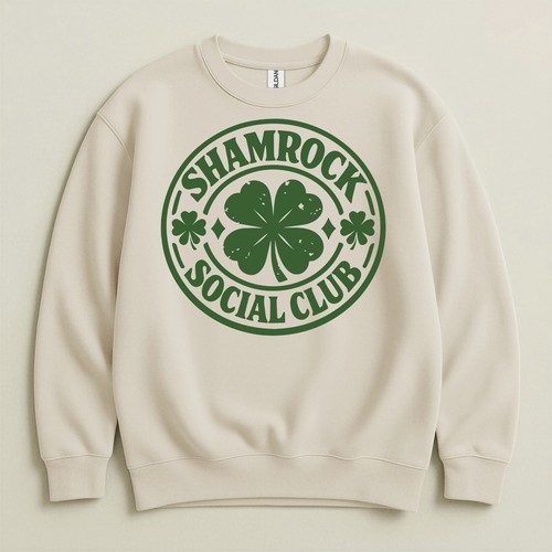 Felpa shamrock social club - shamrock,