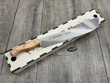 COLTELLO IL PERSIANO – SCIABOLA – MANICO IN LEGNO DI OLIVO - BY FRARACCIO