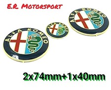 2 Loghi 74mm + logo volante