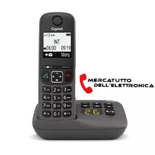 Telefono Cordless Gigaset AS490A Vivavoce Segreteria Telefonica Rubrica Sveglia