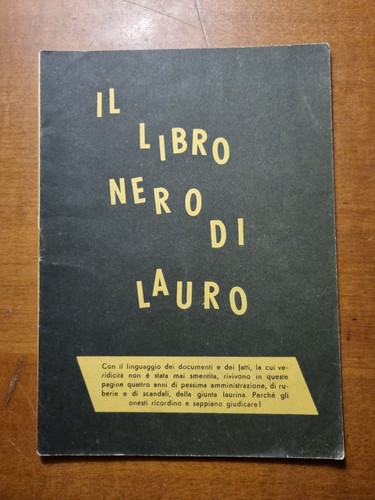 Libro nero lauro - nero,
