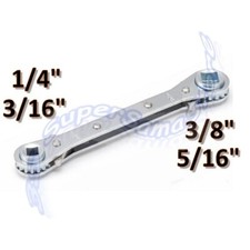 Chiave a cricchetto reversibile per compressori