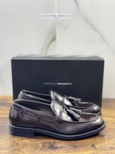 fratelli rossetti Scarpa Uomo Mocassino Marrone  Nappine  Luxury Men Shoe 40