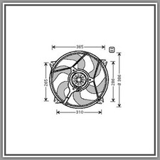 Ventola Citroen Xsara