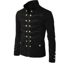 Giacca militare uomo nera