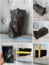 Vintage Scultura Volto Testa