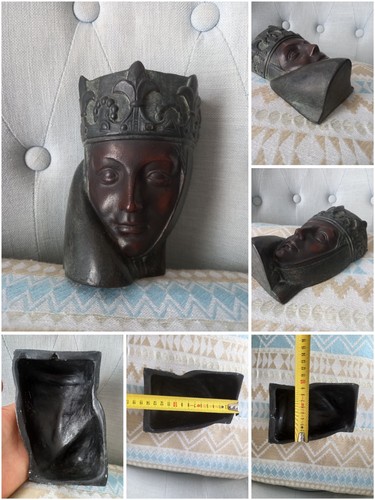 Vintage scultura volto - scultura,