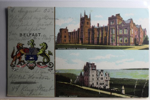 Cartolina belfast queens - belfast,