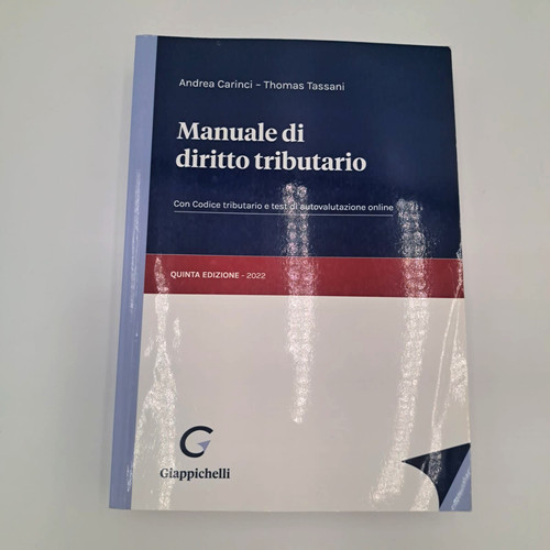 Manuale diritto tributario - di,