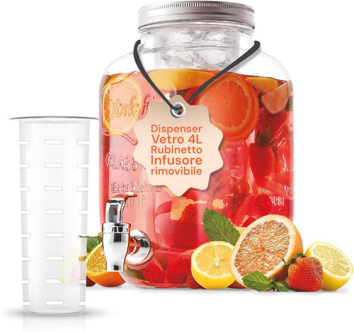 Dispenser bevande in vetro - -,