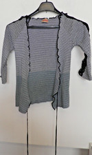 Maglia aperta x Sopra; Bolerino strisce bianco/blu- Sale Pepe  10-11 A.  NIRIMA