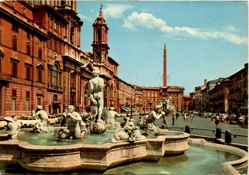 Cartolina italia roma - cartolina, italia,