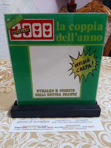 Porta foto quadretto vetro - foto, con
