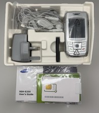 Samsung SGH E250 argento raro telefono cellulare da collezione