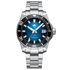 Phoibos LEVIATHAN 200M Acciaio Automatico Blu Ceramica Diver Orologio Uomo