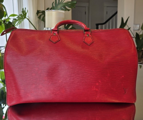 Louis vuitton epi red speedy - vuitton,