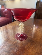 Vaso Murano rarissimo Maestro Nason con Inserti Oro