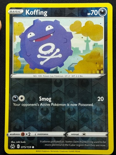 Koffing reverse holo corona - koffing,