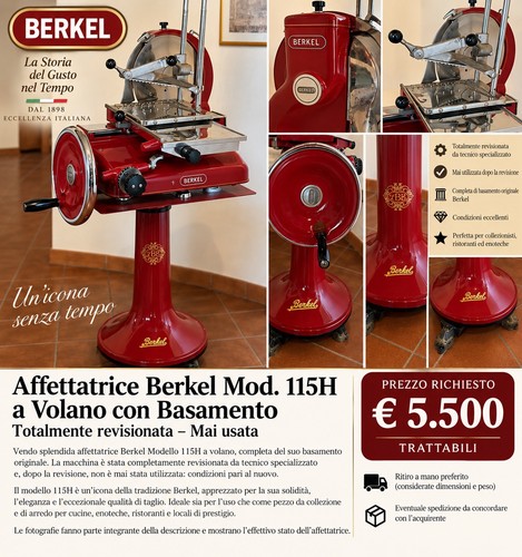 Affettatrice berkel volano - berkel, a
