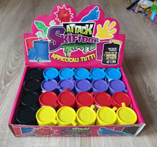 24 X SKIFIDOL ATTACK APPICCICALI TUTTI BARILE IN PLASTICA BOX RARO GEDIS BLISTER