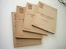 PONZONI PAPARELLA BONELLI - LA BIBBIA ILLUSTRATA PER LA GIOVENTU' - sadel 1942