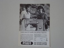 advertising Pubblicità 1968 MACCHINA PER CUCIRE PFAFF 260