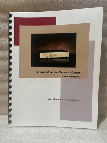 Oem conrad johnson owners - oem, conrad-johnson