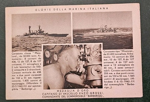 Cartolina gloria della marina - della,