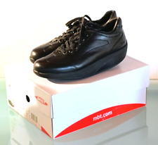 Scarpe MBT Vibram in pelle nere, Swiss Masai, taglia 7-7,5 donna