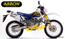 TERMINALE DI SCARICO ARROW PARIS DAKAR SUZUKI DR 350 90 > 95 NON OMOLOGATO