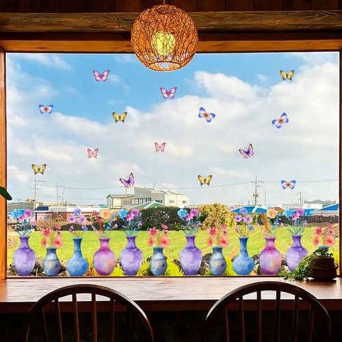 Vaso fiori clip statico - fiori,