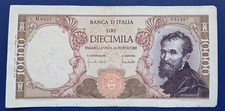 10.000 LIRE MICHELANGELO DECR 8/06/1970 COME DA FOTO NATURALE 