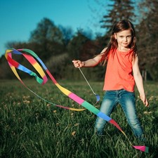  5 Pcs Nastri Ginnastica Ritmica Attrezzi Nastro Multicolore Per Artistica
