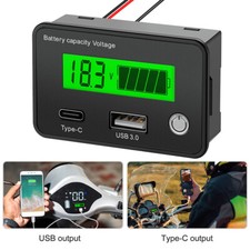 Pannello batteria tensione USB