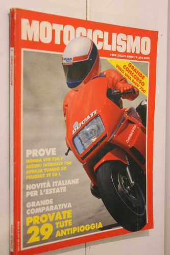 Motociclismo 1986 honda - motociclismo, n.7/1986