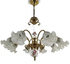 Lampadario Italia Porcellana