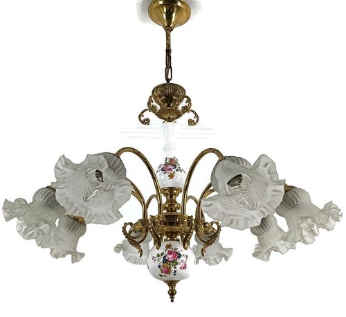 Lampadario italia porcellana - italia,