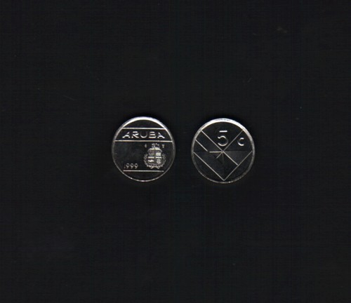 Aruba centesimi 1 - aruba, 5