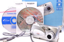 [QUASI NUOVO] Olympus X-200 CAMEDIA CCD 3,2MP fotocamera digitale compatta...