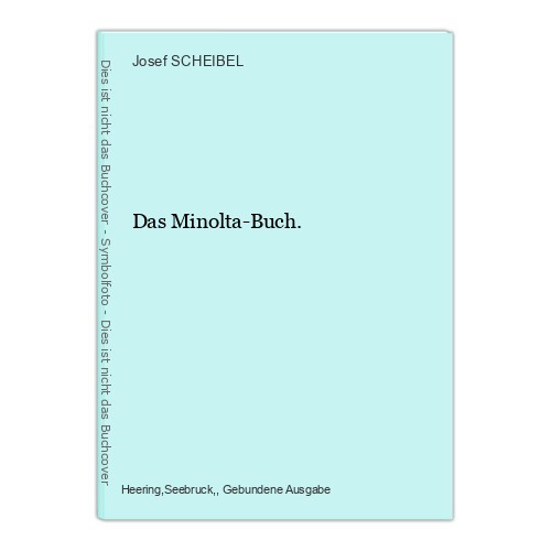 Das minolta buch scheibel - das, minolta-buch.