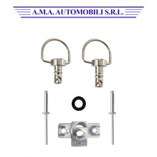 SGANCIO RAPIDO VITE CARENA MOTO/MINIMOTO ACCIAIO INOX LUNGHEZZA 14 E 17 MM