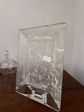 cornice portafoto in vetro e decoupage