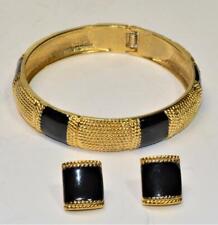 Color Oro Smalto Nero Set