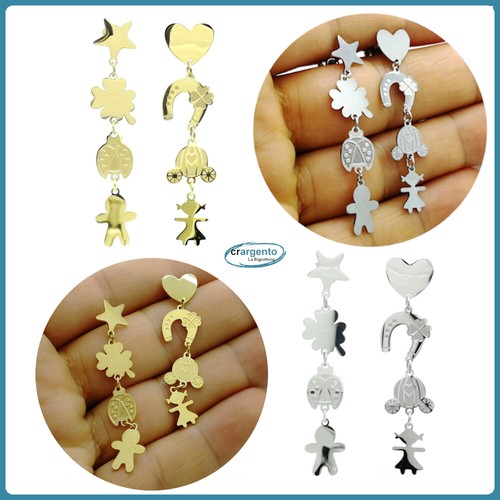 Orecchini donna acciaio - donna,
