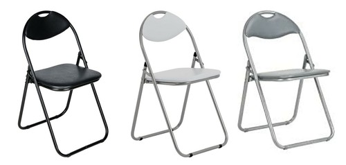 Sedia pieghevole ecopelle - ,
