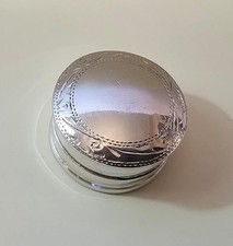 ANTICA SCATOLINA PORTA PILLOLE ARGENTO 925