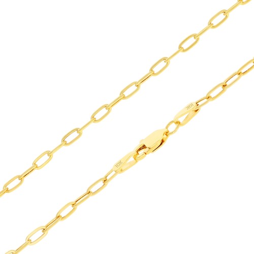 10k oro giallo 2mm fermacarte - giallo,