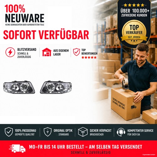 Set fanali alogeno adatto - set,