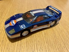 Slot car Scalextric C589 Ferrari F40 edizione Golfo come nuova